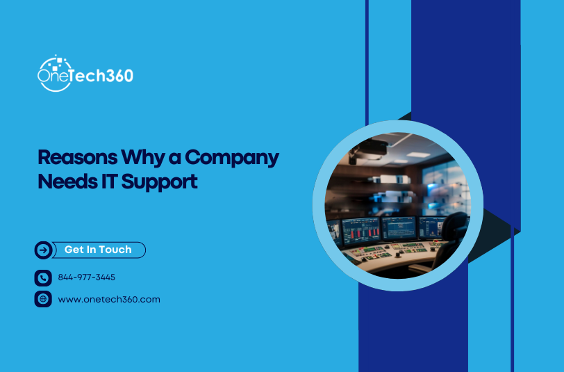 Business team receiving IT support and infrastructure monitoring